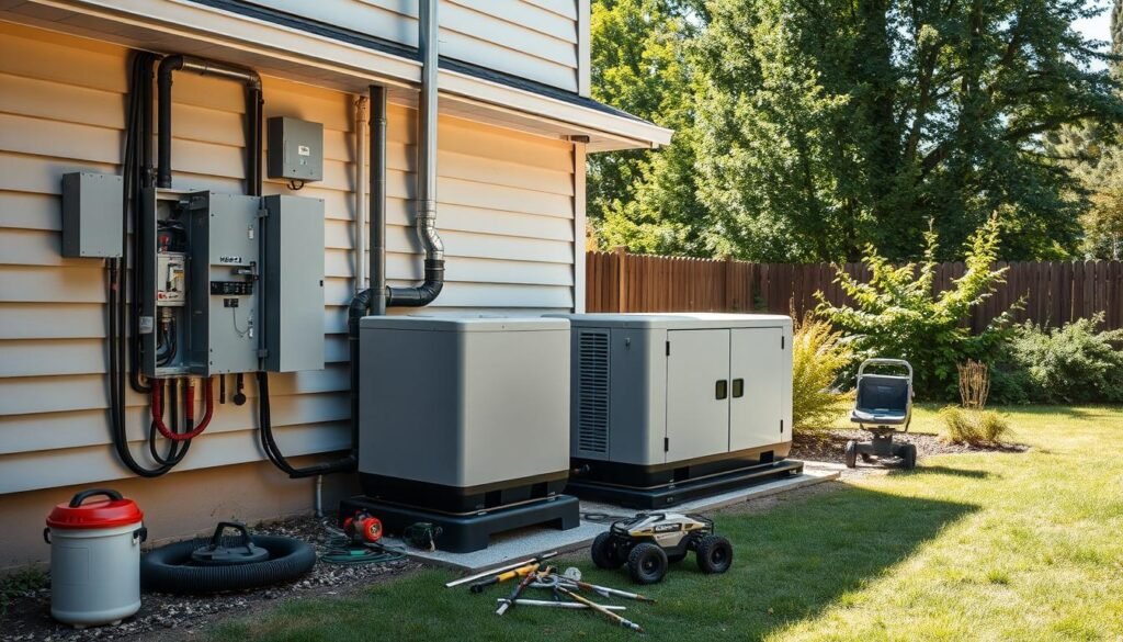 Generator installation