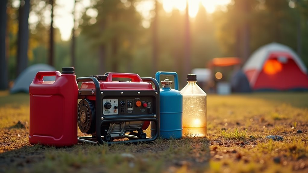 camping generator fuel options