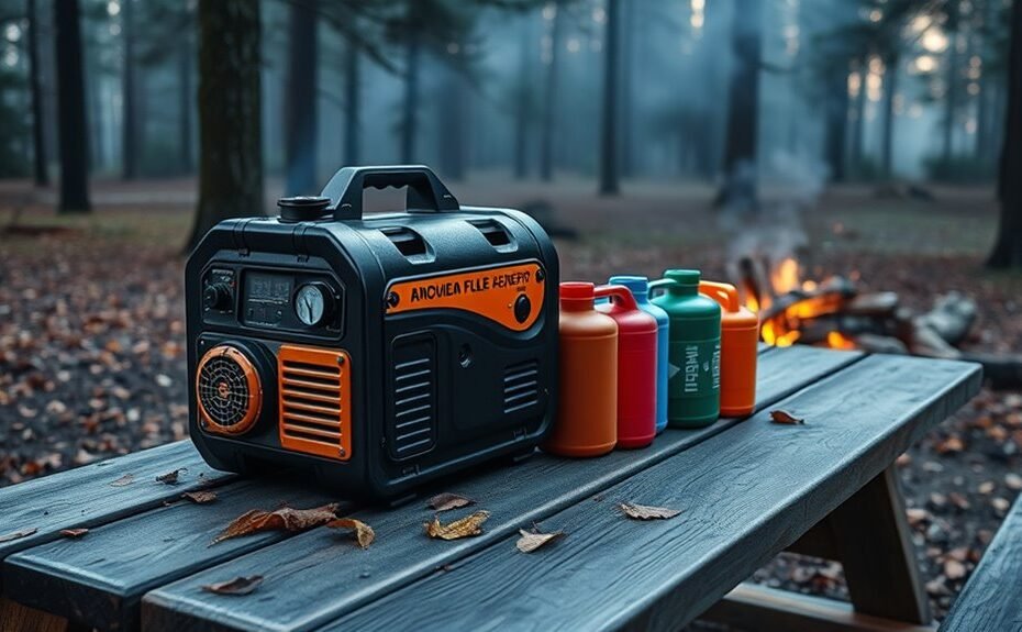 camping generator fuel tips