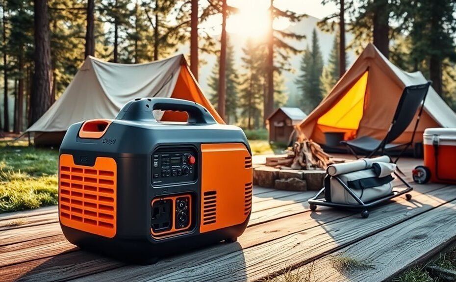 camping generators size power