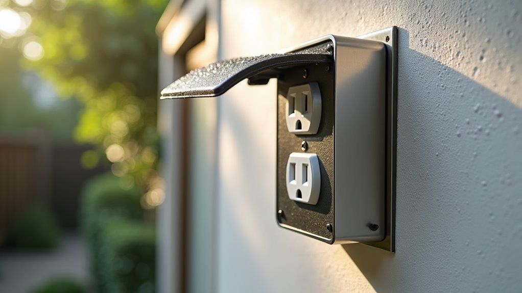 outdoor weather proof electrical connector points