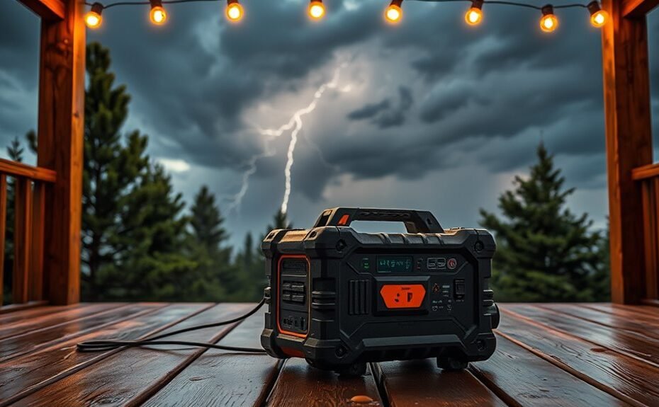 portable power for storm survival