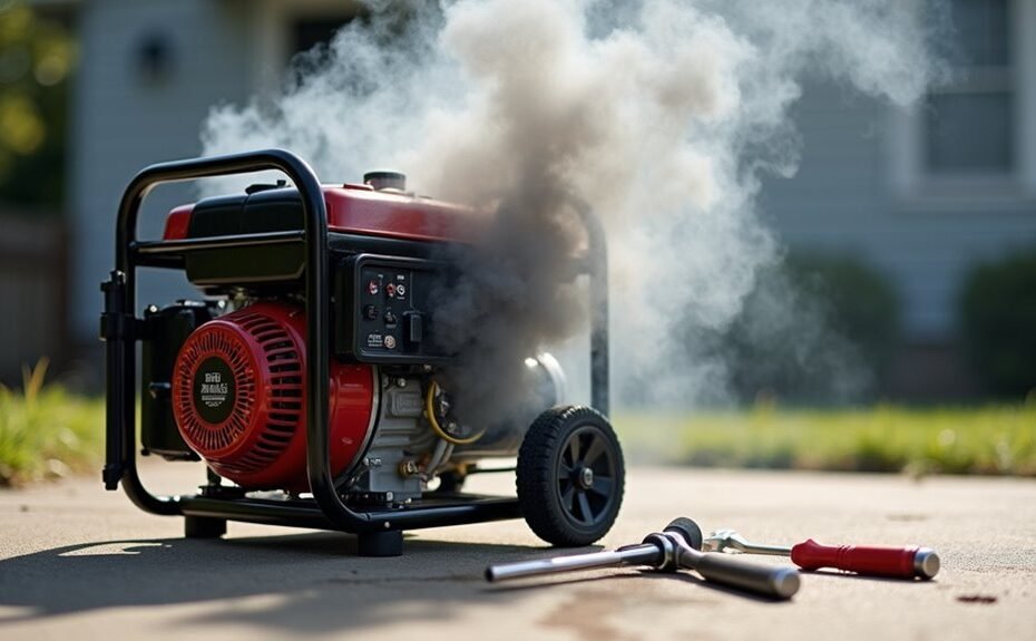 generator smoke causes explained