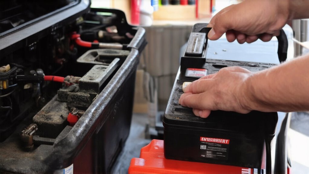 regular generator battery maintenance