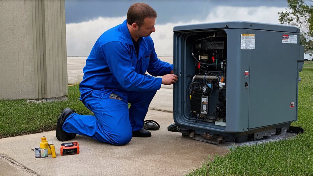 regular generator maintenance schedule