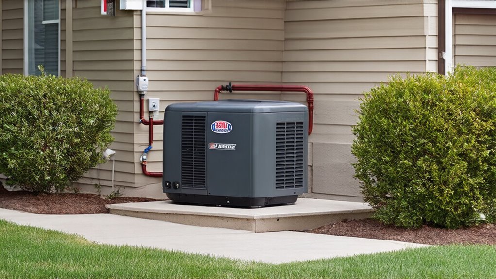 safe generator installation distance