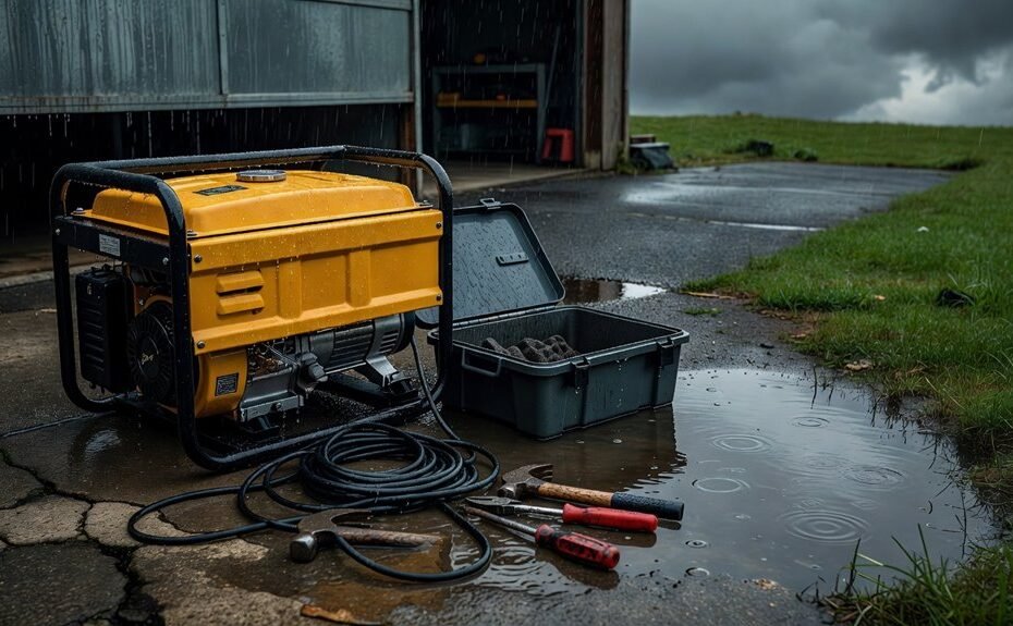 backup generators and water