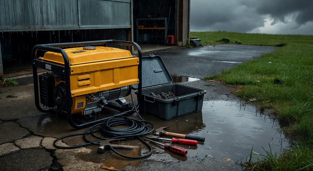 backup generators and water