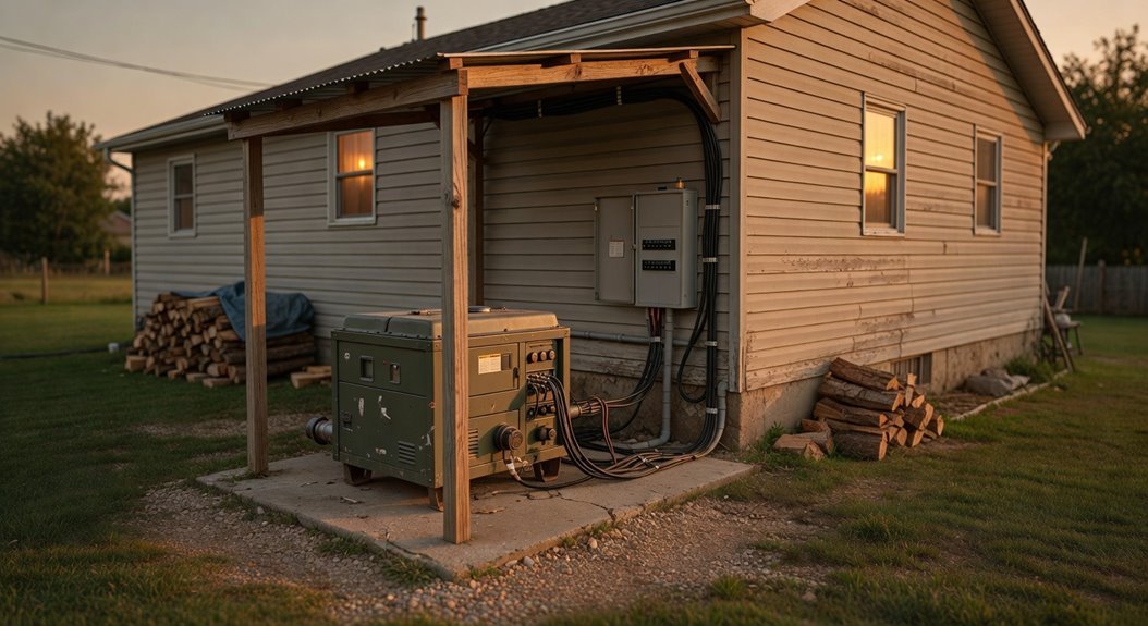 partial home backup generator