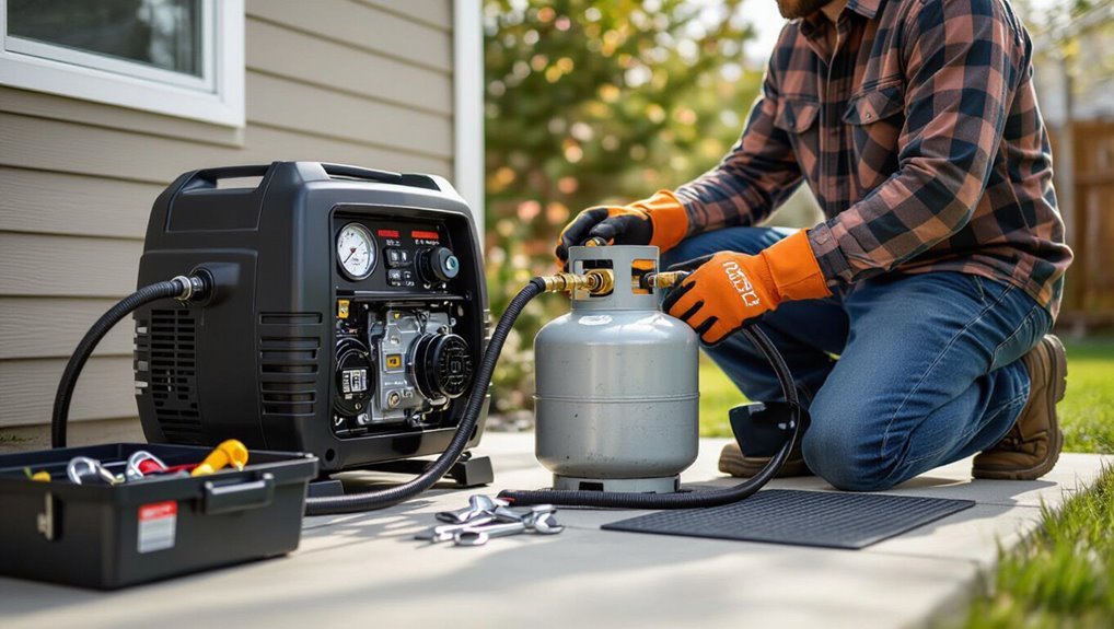 propane tank level check