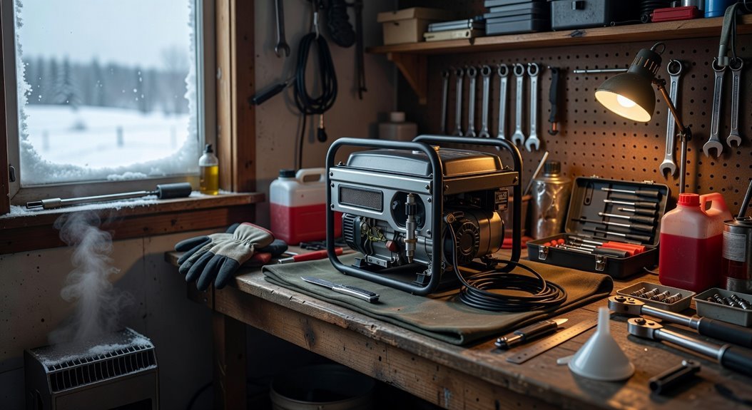 winter generator maintenance preparation